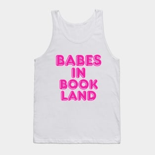 Babes in Bookland logo T Tank Top